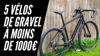 5 vélos de gravel à moins de 1000€ 2020 [upl. by Oelak499]