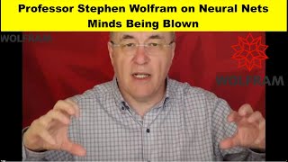 Professor Stephen Wolfram on Neural Nets Minds Being Blown [upl. by Baptiste]