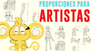 Proporciones Del Cuerpo Para Principiantes I Cómo Mejorar Anatomía [upl. by Stolzer]