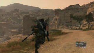 METAL GEAR SOLID V Crazy infiltration during day time on fortress [upl. by Obaza]