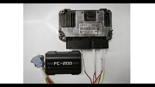 FC200 How to operate BOSCH ME172 BMSX TC1797 [upl. by Frannie785]