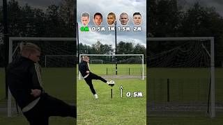 PRO FOOTBALLERS HEIGHT KICK CHALLENGE⚽️🐐 football soccer challenge foryou [upl. by Andromede]