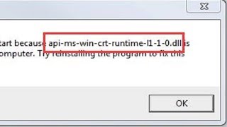 2024 Fix Missing apimswincrtruntimel110dll File Error [upl. by Attenra]