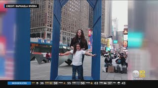 Police 4yearold child punched by stranger in Times Square [upl. by Siddon616]