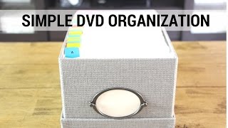 DVD ORGANIZATION How To Organize [upl. by Accisej]