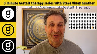 Overview of Gestalt therapy • 3 minute Gestalt series 1 [upl. by Shaia]