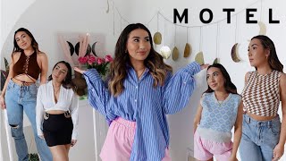 Motel Rocks Spring Haul  Midsize amp Petite Try on Haul  March 2021 [upl. by Eiduam496]