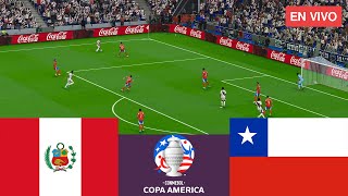 Perú vs Chile EN VIVO CONMEBOL Copa America 2024 Full Match  Simulation Video Games [upl. by Erving]