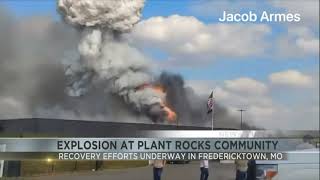 Aftermath of battery explosion in Fredericktown Missouri [upl. by Luapnaej]