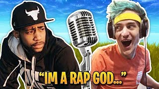 When Fortnite Streamers Become Rap Gods [upl. by Ahsiea607]