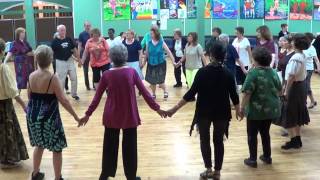 VALLE KOSOVARE Albanian Circle Dance  Sashas 2013 Folk Dance Camp [upl. by Eamaj]