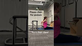 Pilates Chair for improving posture pilateschair postureimprovement shoulderpainrelief [upl. by Adyol]