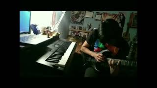 Gary vs David Synth battle Cover Guitar Regular Show [upl. by Christina329]