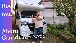 Ahorn Canada AE 2022  Wohnmobil Roomtour mit camping hoch 5 [upl. by Amando]