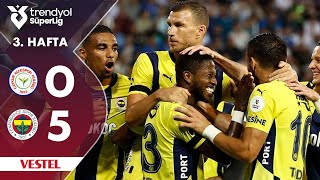 Vestel  Çaykur Rizespor 05 Fenerbahçe  HighlightsÖzet  Trendyol Süper Lig  202425 [upl. by Butte]