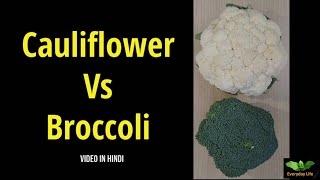 Cauliflower Vs Broccoli  Vegetables  Everyday Life  307 [upl. by Anitnamaid205]