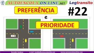 PREFERÊNCIA e PRIORIDADE nos cruzamentos  Regra  macete [upl. by Arahsat]