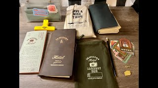 Travelers Company Notebook Limited Set 2022  HOTEL  Unboxing [upl. by Campball887]