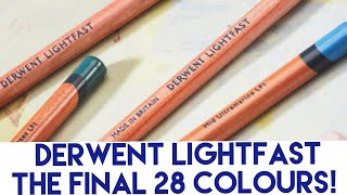 Derwent Lightfast Final 28 Colours Revealed [upl. by Akirat571]