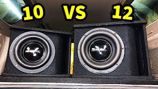 10quot VS 12quot SUBWOOFER  MYTH BUSTED [upl. by Notreb]