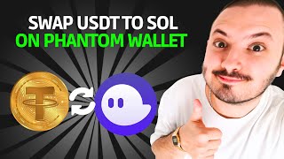 How To Swap USDT To Sol on Phantom Wallet  QUICK GUIDE [upl. by Raney81]