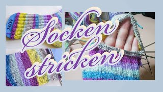 Socken stricken Basic  Vorstellung  stricken mit Nadelspiel  Größe 36 bis 43  Maschenschäfchen [upl. by Nnayt]