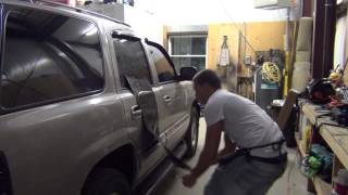 How To Tint An SUV Rear Hatch Window  PART 2 [upl. by Neelyaj]