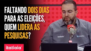 ÚLTIMA PESQUISA SOBRE AS ELEIÇÕES MOSTRA QUEM LIDERA A INTENÇÃO DE VOTO NOS DIAS PRÓXIMOS A ELEIÇÃO [upl. by Nomrah]