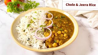 Punjabi Chole Rice By Namak Mirch kahani  Jeera Rice Recipe  JEERA RICE amp CHOLE RECIPE [upl. by Jacquette]