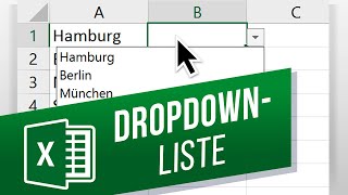 DropdownListen in Excel erstellen  Auswahlliste mit DropdownMenü erstellen [upl. by Ciprian960]