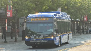 NEW BUS Translink 2024 Novabus LFS CNG 24103 on the 144 to SFU [upl. by Amron397]