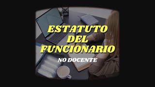 ESTATUTO DEL FUNCIONARIO NO DOCENTE  ANEP  cortometraje [upl. by Ellatsirhc]