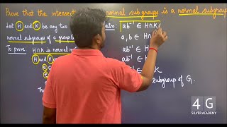 Prove that intersection of normal sub groups is a normal sub group Discrete Maths in Tamil Unit 4 [upl. by Terpstra]