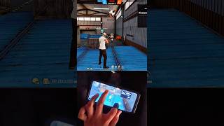 FF Handcam Gameplay Mobile Short  On Vivo 2 GB RAM Phone  handcam freefire trending shorts 👽🔥 [upl. by Jacquette]