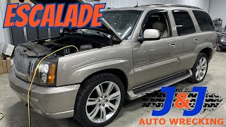 2003 Cadillac Escalade Part Out J amp J Auto Wrecking Test Video Stock  R3CA306 [upl. by Aicertap]