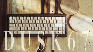 〃KBDFans Dusk67 더스크67 Feat Haimu MP Tactile [upl. by Trevar]