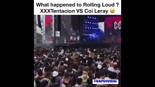 Rolling Loud Comparison  XXXTentacion VS COI Leray [upl. by Yerfoeg]