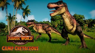 Camp Cretaceous Tarbosaurus  Jurassic World Evolution 2 [upl. by Sephira]