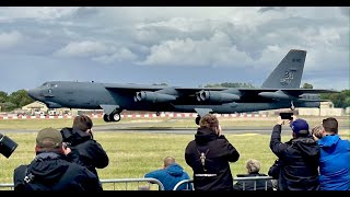 RIAT 2023 THE ICONIC B52 STRATOFORTRESS 4K [upl. by Guild]