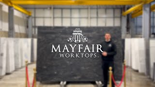 Mayfair Worktops Black Storm Leather [upl. by Tabina]