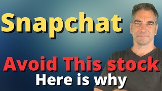 Snapchat SNAP Stock Analysis for value investing  why you should avoid SNAP stock [upl. by Helyn]