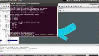 OpenFOAM CFD Tutorial on CAELinux 2011 [upl. by Eloccin]