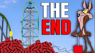 The END of The Worlds Tallest Roller Coaster  Kingda Ka [upl. by Nnalyrehc]