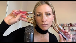 ASMR for Tingle Immunity Relaxing Lipgloss Application with Mouth Sounds [upl. by Goggin]