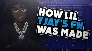 HOW LIL TJAYS quotFNquot WAS MADE BEHIND THE BEAT [upl. by Atinad794]