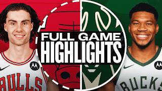 BULLS at BUCKS  NBA PRESEASON FULL GAME HIGHLIGHTS  October 14 2024 [upl. by Narak]