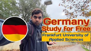 Study In Germany for Free  Frankfurt University of Applied Sciences  Detailed Procedure [upl. by Noremac968]