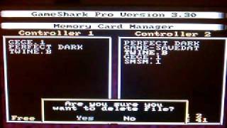 Gameshark Pro  Memory Card Manager Overview iamacreator [upl. by Cutlerr]