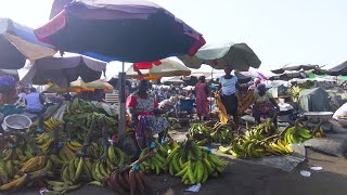 NEW BIGGEST AFRICA OPEN MARKET AGBOGBLOSHIE GHANA ACCRA [upl. by Htieh]