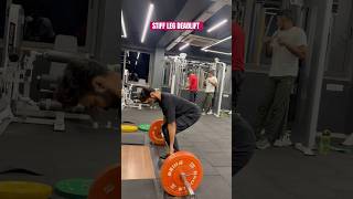 STIFF LEG DEADLIFT BARBELL  70Kgs x 12Reps glutes hamstrings gym trending ytshorts sports [upl. by Forkey]